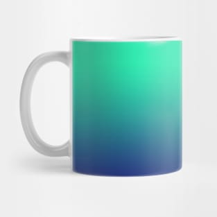 blue white green texture art Mug